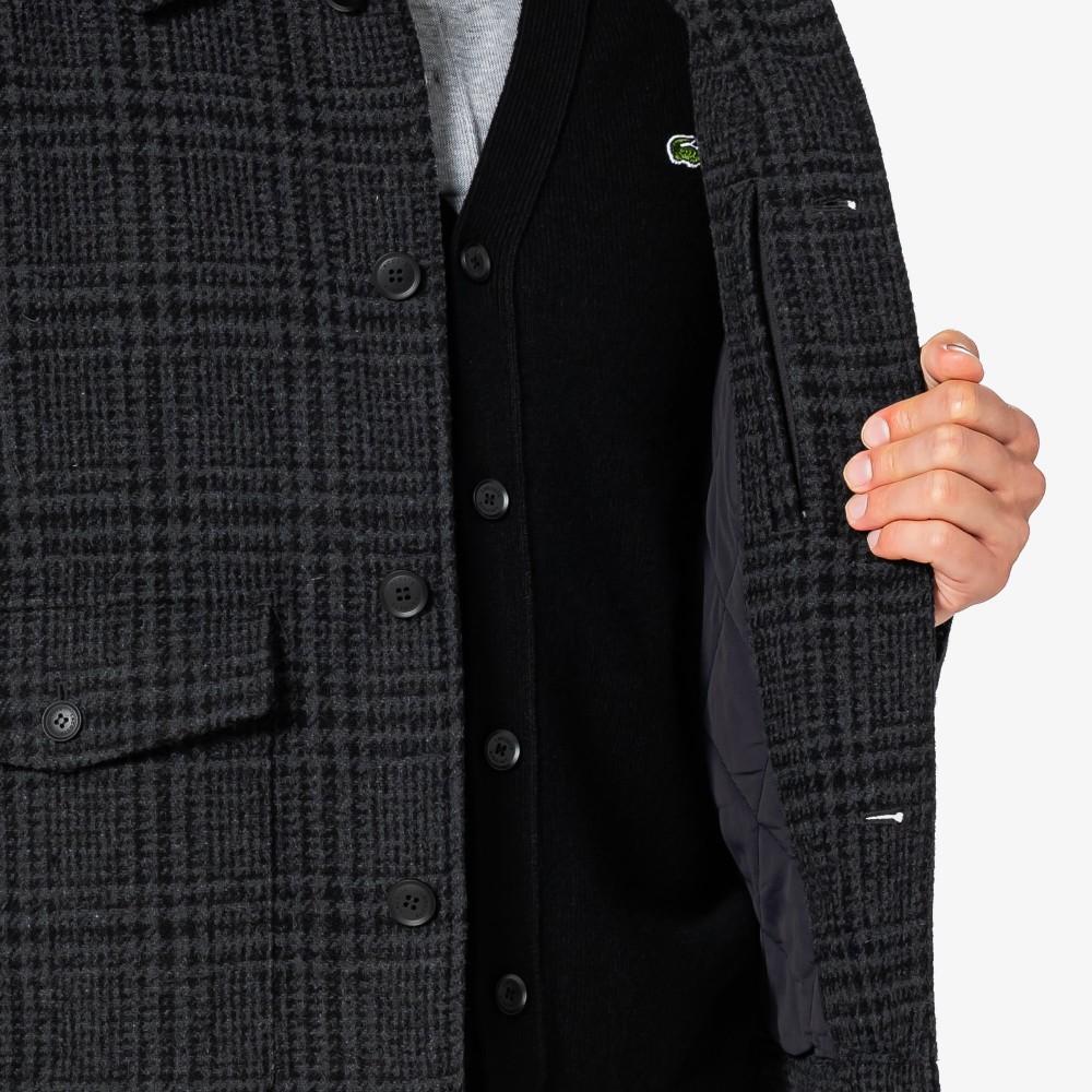 Lacoste Men's Quilted Lining Wool Drizzler Jacket BH533E-55N050