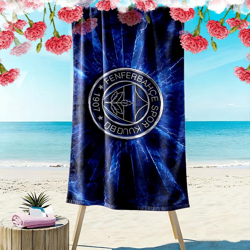 Fenerbahce2 Print Beach Towel, Large Soft Quick Dry Towel for Beach Camping Swimming