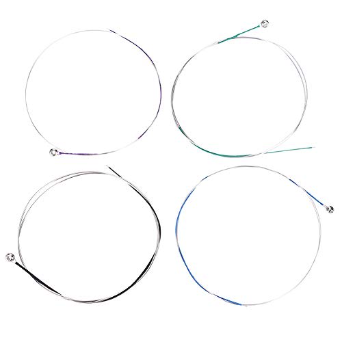 Set of 4 E, A, D, and G 4/4 Violin Strings, Long-Lasting, Compatible, Replacement Violin Strings