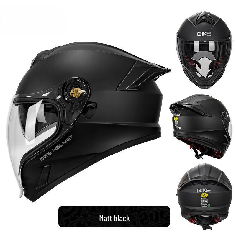 Cross-Border Motorcycle Helmet with Spoiler, Double Visors, Ghost Face Design, Unisex, Full Face, 3C/DOT Certified, All Seasons