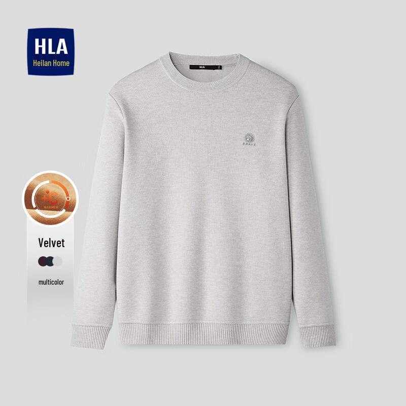 

HLA Men s Tang Sancai Collaboration Fleece-Lined Knit Sweater 2XL