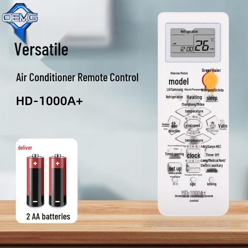 OEMG Universal Air Conditioner Remote Control