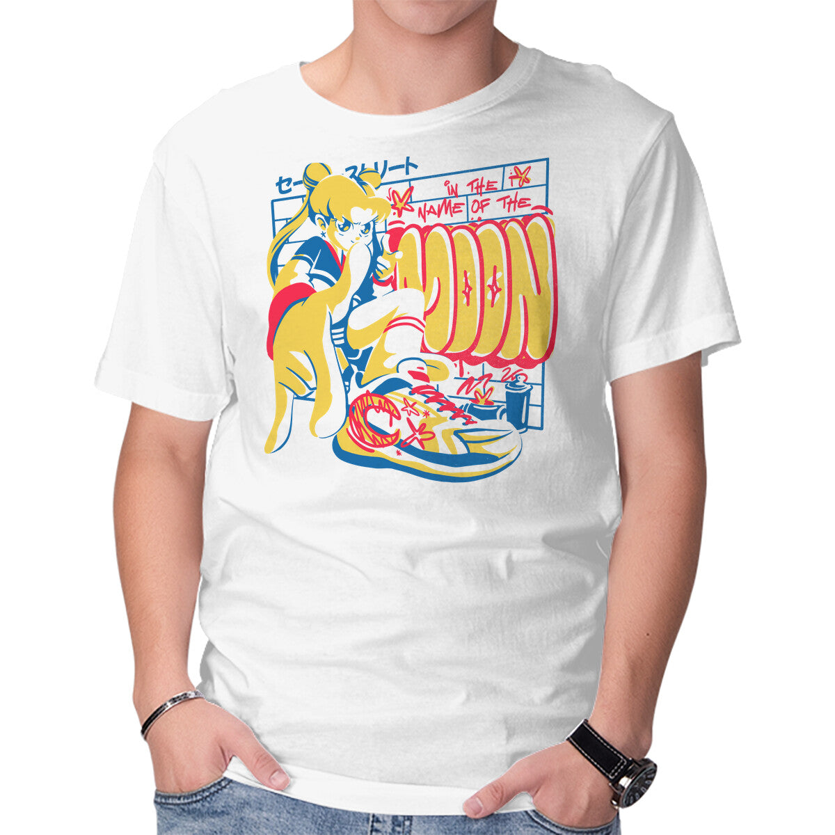 Unisex Crew Neck T-Shirt Sailor Street 2 Graphic Short Sleeve Casual Tee XL
