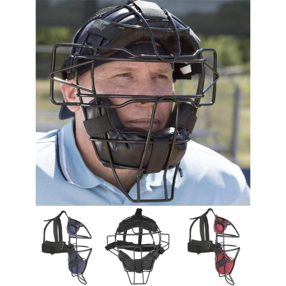 Softbalová helma pro catchery Lehká Měkce polstrovaná Baseballová helma Nastavitelná Baseballová Motocyklová helma Baseballové příslušenství