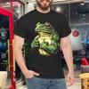 Muscular Frog Powerlifting Weightlifting Gym Workout TShirt Woman Man Outdoors Breathable Cotton Graphic T Shirts Camisetas