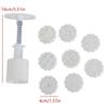 25g Baking Cake Molds Baking Supplies Flower Pattern Dessert Molds Plastic Texture Baking Accessories for Baking Top Sale
