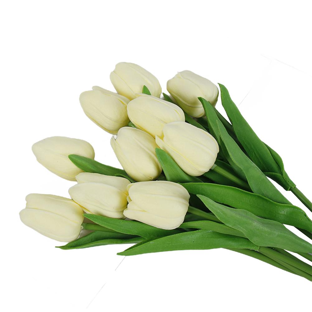 Home Decoration Artificial Tulips Wedding Home Low Maintenance Realistic Appearance Vibrant Colors For Home For Living Room