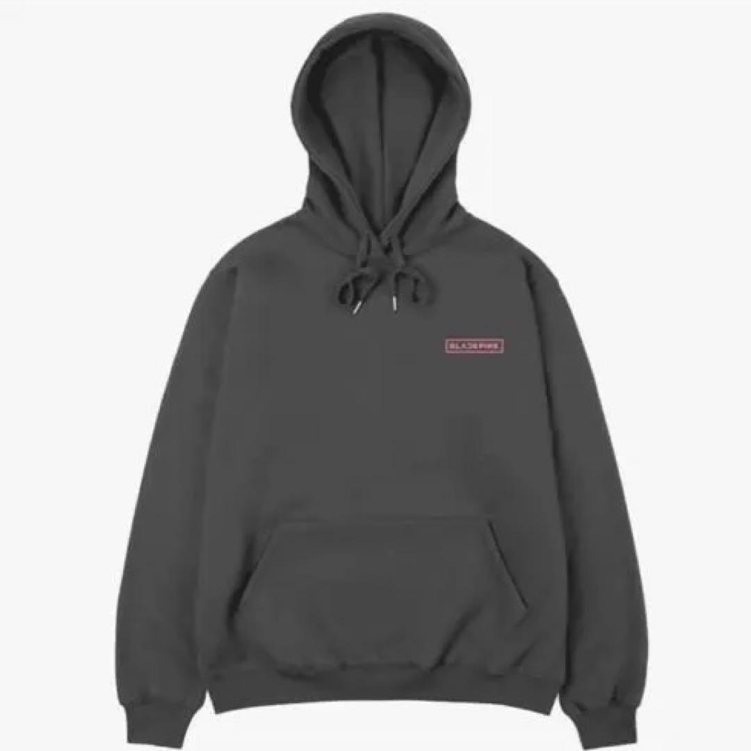 

[USED] BLACKPINK BORN PINK Hoodie, Gray, Size L