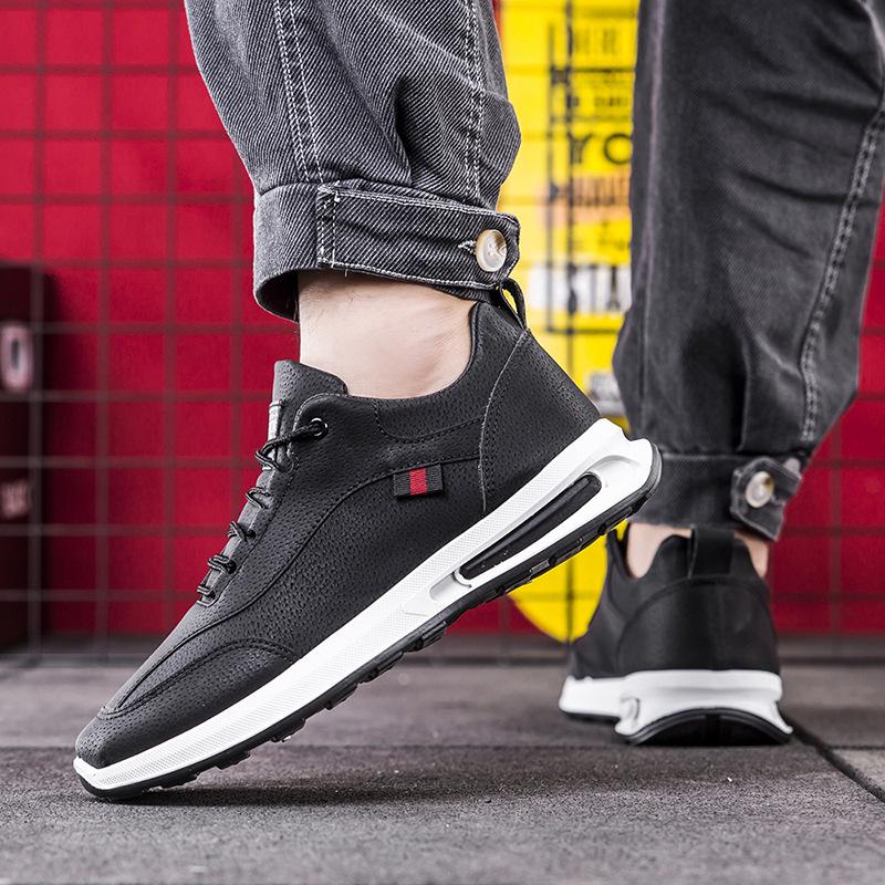 Neue Leder Freizeitsportschuhe Herren Koreanische Version Allround Daddy Schuhe Herrenschuhe Laufschuhe Studentenschuhe Sport und Freizeit