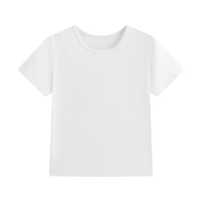 White Round Neck Short-sleeved T-shirt for Women In Summer New Slim Inner Half-sleeved Versatile Shoulder Top