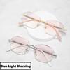 New Trendy Gradient Reading Glasses Men's Women's High Definition Blue Light Blocking Presbyopia Luxury Far Sight Eyeglasses