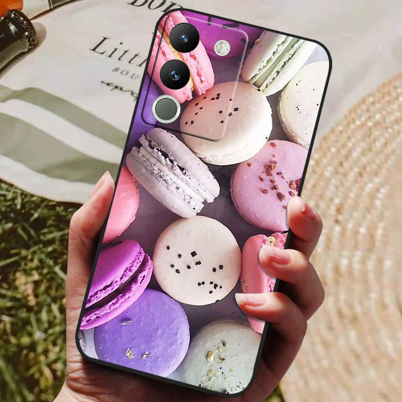 Pro Vivo V29e 5G Pouzdro Nová Móda Roztomilý Kreslený Luxusní Měkký Silikonový Kryt Pro VIVO V29e 5G 6.67" V2317 Nárazuvzdorné Funda Coque