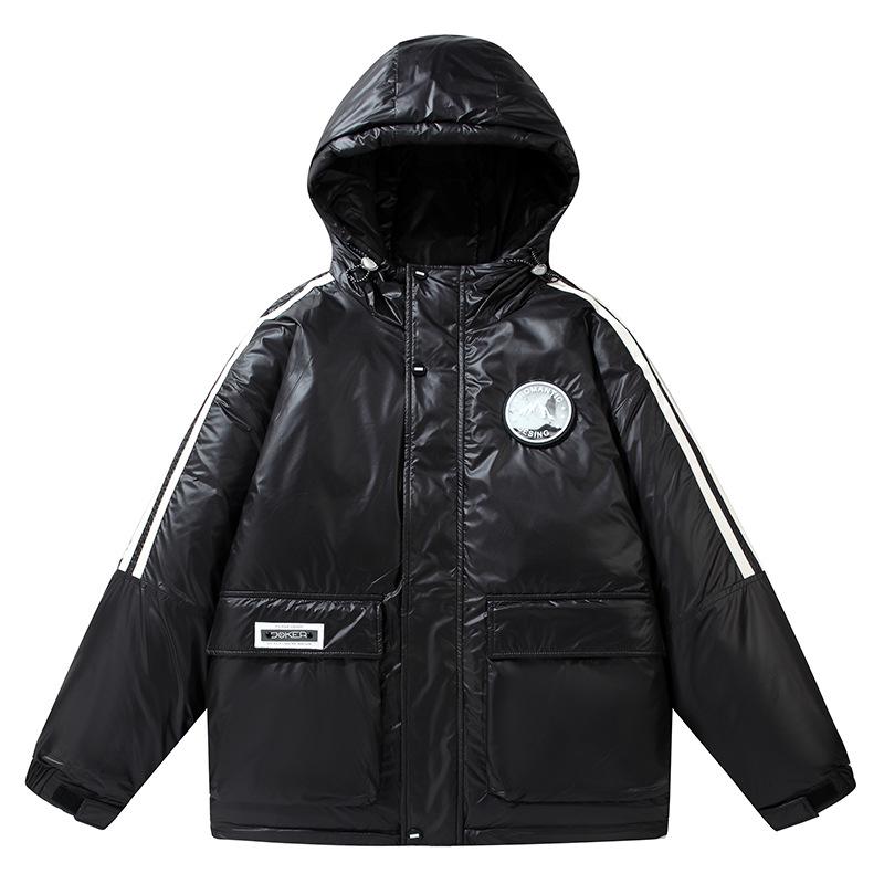 

Men s 2025 Winter Hooded Down Jacket - Trendy, Casual, Versatile, and Warm Fashion Outerwear for Youth Small