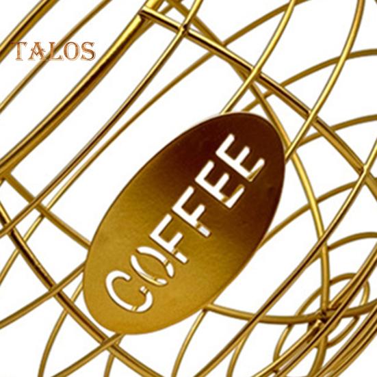 Coffee Pods Holder Storage Basket Durable Construction Large Capacity Coffee Pods Basket Multifunctional Organizer