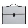 1 Pcs A4 Organ Bag Multi-layer Folder Large-capacity Portable Office Document Bags Desk Organizador Storage Data File Briefcase