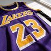 Fioletowy 24 Lakers Lebron James Zestaw Koszulek Dorosły Dzieci Oddychający Uniform Koszykarski Rekreacja Fitness Odzież Sportowa