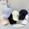 alo 3D Letter Embroidered Soft Top Baseball Cap for Women Casual and fashionable all-season Korean-style sun hat for men