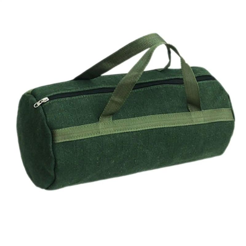 Tool Bag Canvas Utility Tote Tool Organizer Wide Mouth Waterproof Versatile Handbag for Electrician Carpenter Professional
