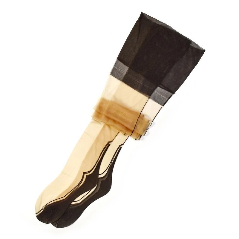 

Ретро Шкарпетки до стегна з заднім швом на підборах Жіночі Сексуальні Ультратонкі Прозорі Супердовгі Шкарпетки Чистий Нейлон Нееластичні Панчішні вироби One Size