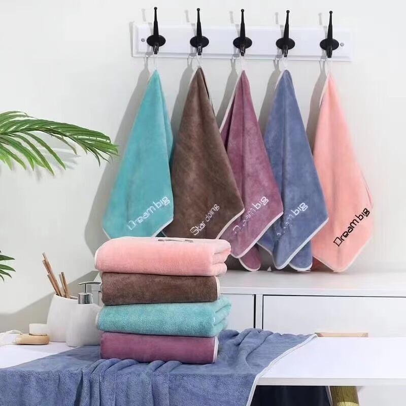 Homeglen Coral Fleece Nanofiber Towel