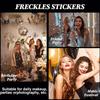 4 Sheets Gold Sparkle Freckles Face Tattoo Face Makeup Glitter Freckles Patches