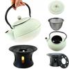 1.5L CAST IRON KETTLE TEMPERATURE WARMER + TEA INFuser
