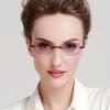 3PCS +100 To +400 Fashion Young Frameless Reading Glasses Women Anti Blue Light Diamond Presbyopic Glasses for Women