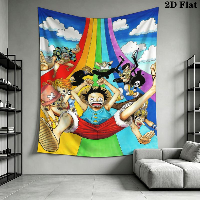 One Piece Wall Tapestry Aesthetic Wall Hanging Printed Fabric Blanket Decorative Tapestries For Bedroom Living Room Home Decor