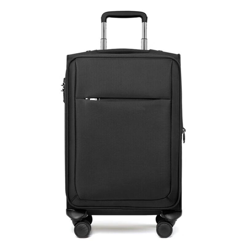 Расширяемый багаж на колесиках из Оксфордской ткани Naiqi 20 inch чёрный