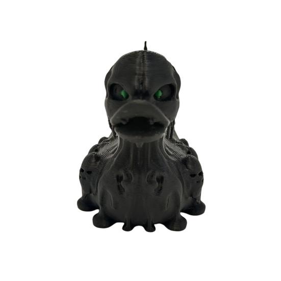 Halloween Duck Figurine 3D Printed Spider Duck Statue Horror Skeleton Ghost Duck for Home Bar Mantel Haunted House Decoration