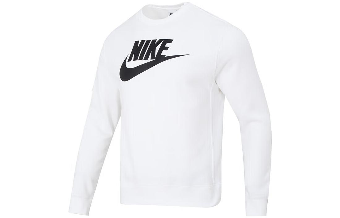 Nike Sweatshirts Men s White Crew Neck Moderate Other DQ4913-100 XL
