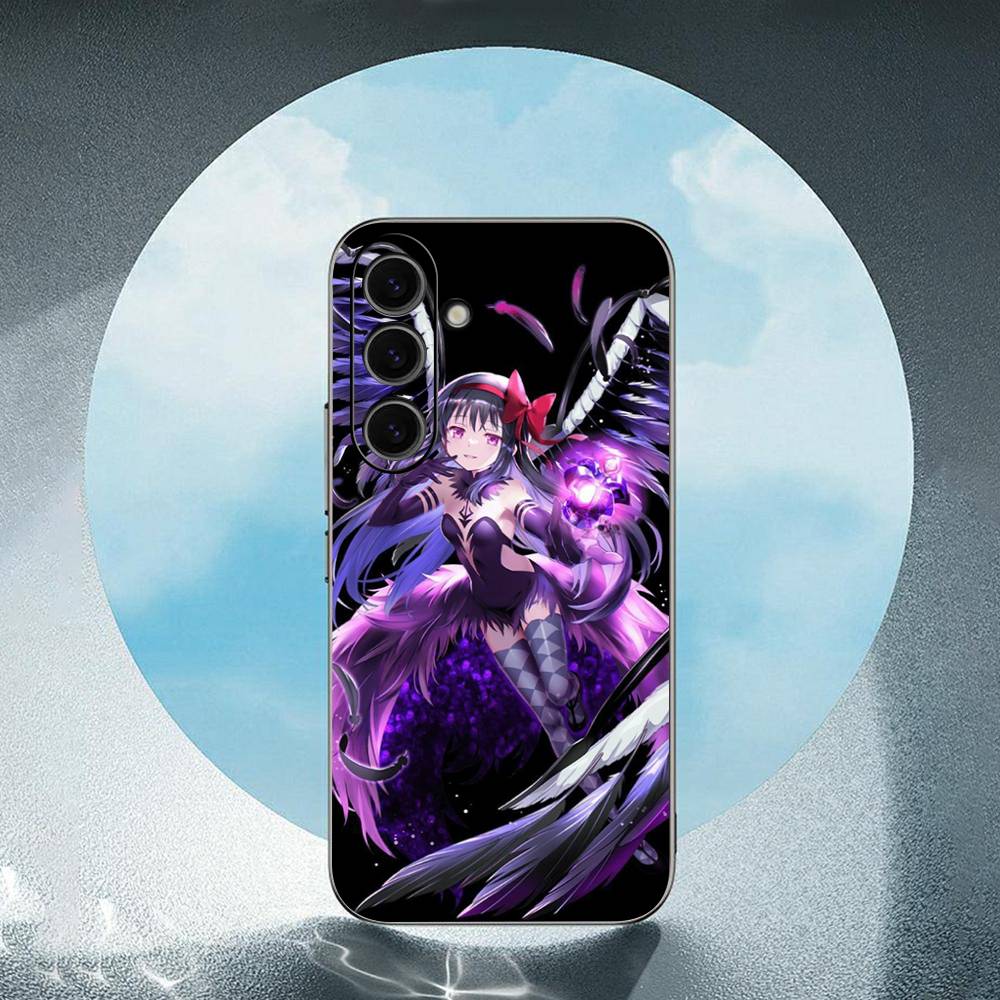 

Хомура Акемі Для Samsung Galaxy S23 S24 S25 Ultra S22 Plus S21 Чорний М який Чохол Водонепроникний М який Чохол SamsungS22 plus 5G