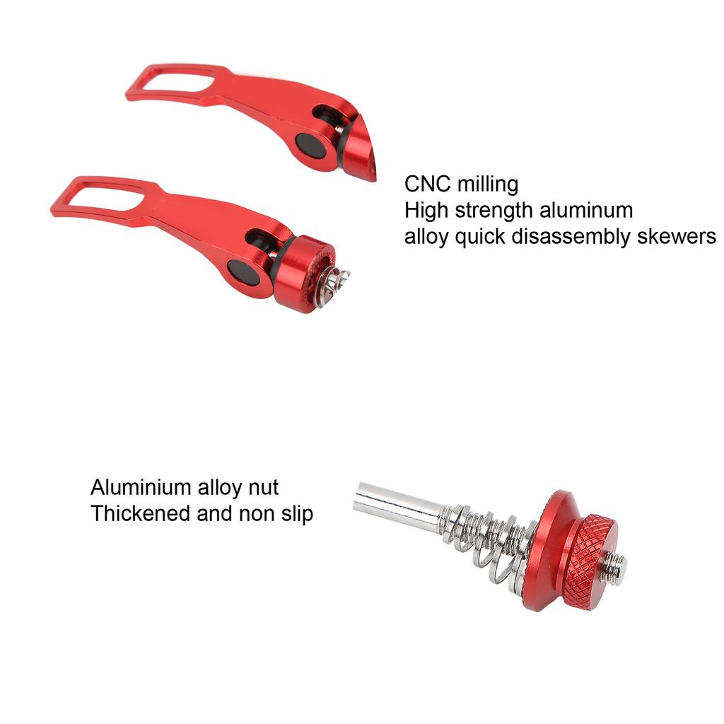 MEROCA Quick Release   Skewer Hub Axle Disc Brake Quick Release Lever Aluminum for Mountain Bike