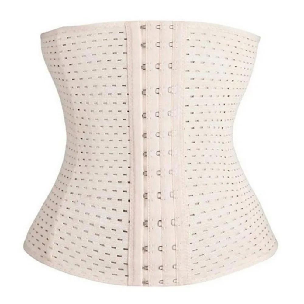 Corset Women Waist Trainer Body Shaper Cincher Shapewear Plus Size Tummy Control Zipper Vest Waist Support Fitness Sports Girdle