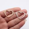 Heart Connectors Love Symbol Antique Bronze Zinc Alloy Jewelry Making DIY Jewelry Making Style Pendant Connectors