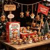 Highland Cow Advent Calendar 2026 With 24 Mini Cattle Figurines, 2D Acrylic Christmas Tree Decoration Pendant, Christmas Gift