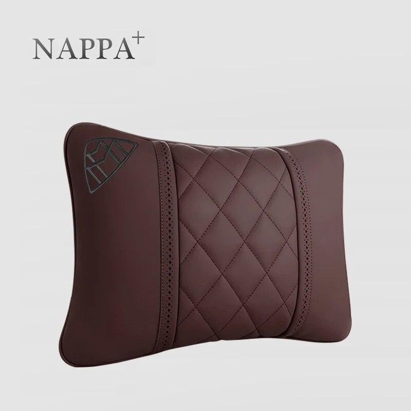 Set Cuscini Auto Per Collo E Schiena - Morbido Supporto Ergonomico Per Viaggi Lunghi Set Cuscini Maybach Style Pelle Scamosciata Set Cuscini Auto Per Collo E Schiena - Morbido Supporto Ergonomico Per Viaggi Lunghi Set Cuscini Maybach Style Pelle Scamosciata