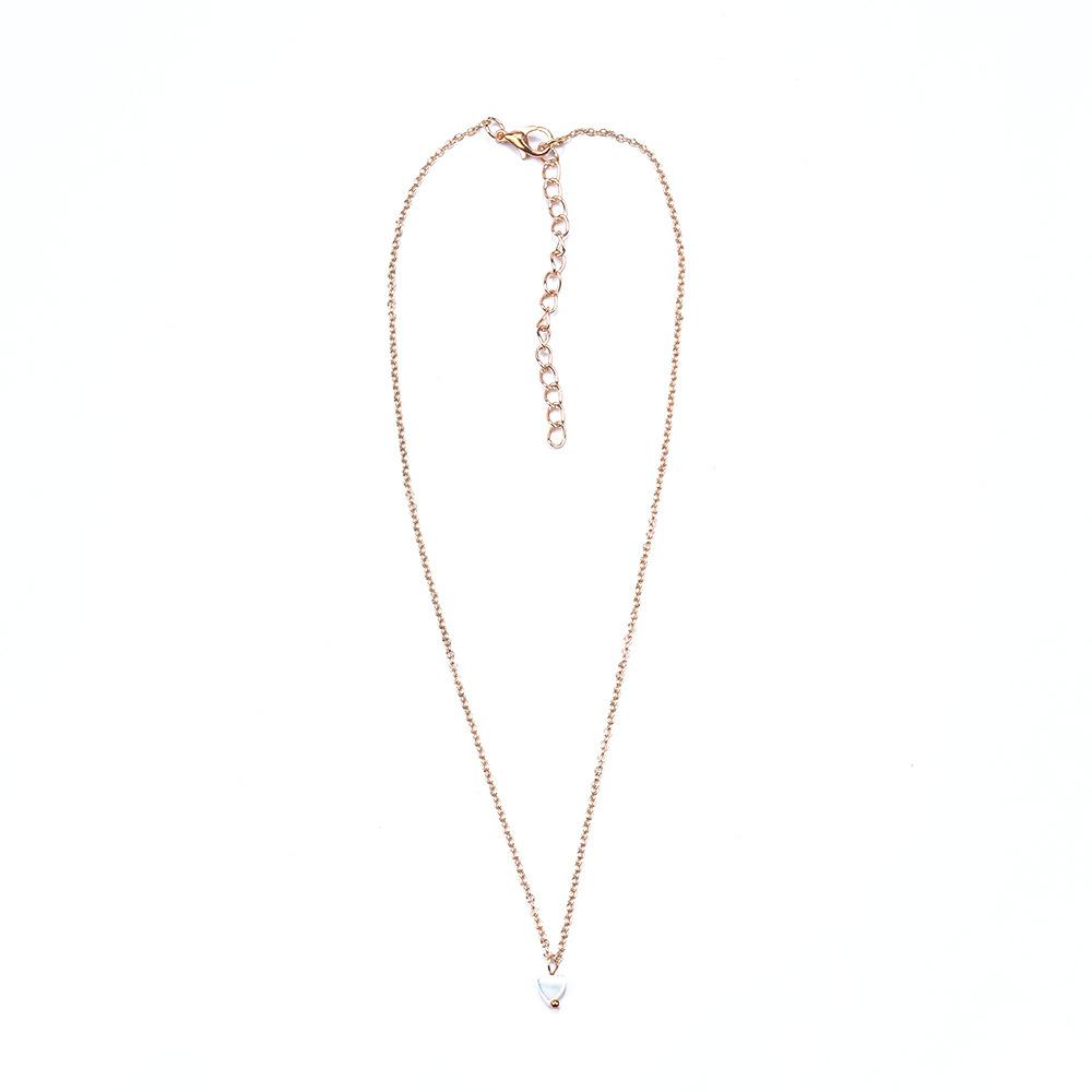 Accessoires, Mehrlagige Perlenkette für Damen, Hip-Hop Punk Vielseitige Liebesanhänger Artikel