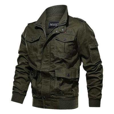 New Spring and Autumn Jacket Men's Multi-pocket Workwear Outdoor Casual Loose Jacket