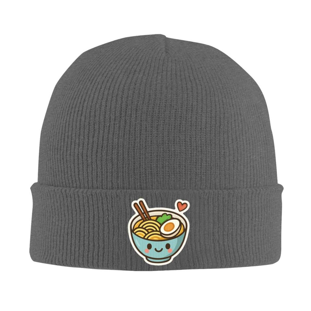 Kawaii RaUnisex Schüssel Warme Strickmütze Winter Strickmütze Mütze Beanie Hip Hop Caps für Unisex