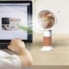 Simple Home Desktop Mini USB Rechargeable Small  Small electric fan for students with mobile phone holder dormitory