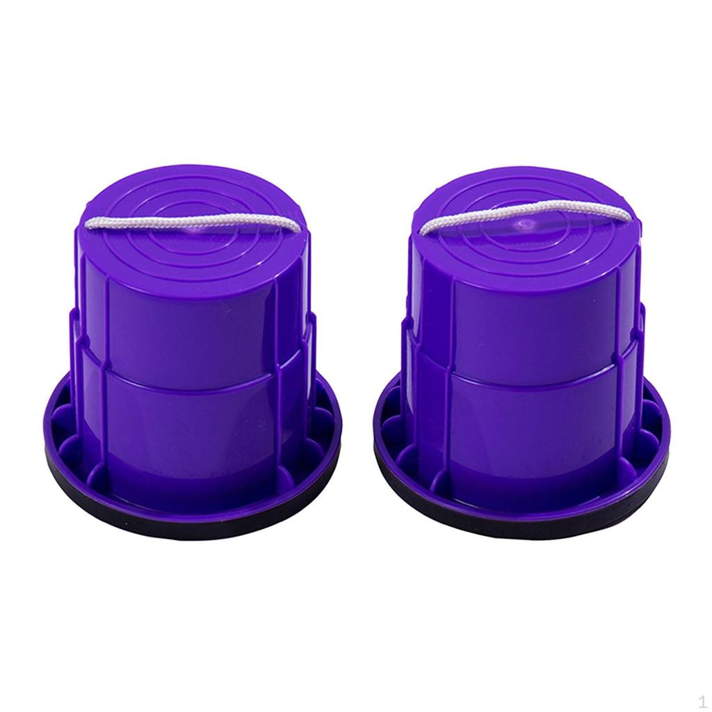 2 Pieces Balance Stilts Walking Toy Set Picnic Non-Slip Bucket for Kids And Adults