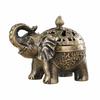Elephant Incense Burner with Domed Lid Decorative