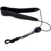 Verstellbarer Saxophon Sax Leder Nylon Gepolsterter Nackengurt mit Hakenverschluss