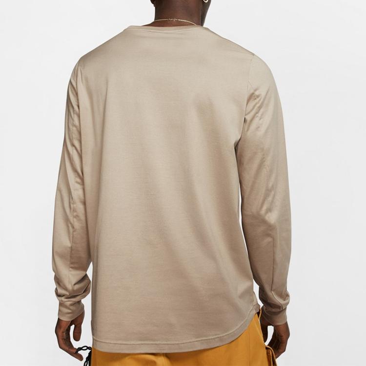 Nike x John Elliott LeBron James LS T-shirt Tan Men Streetwear AA7106-247