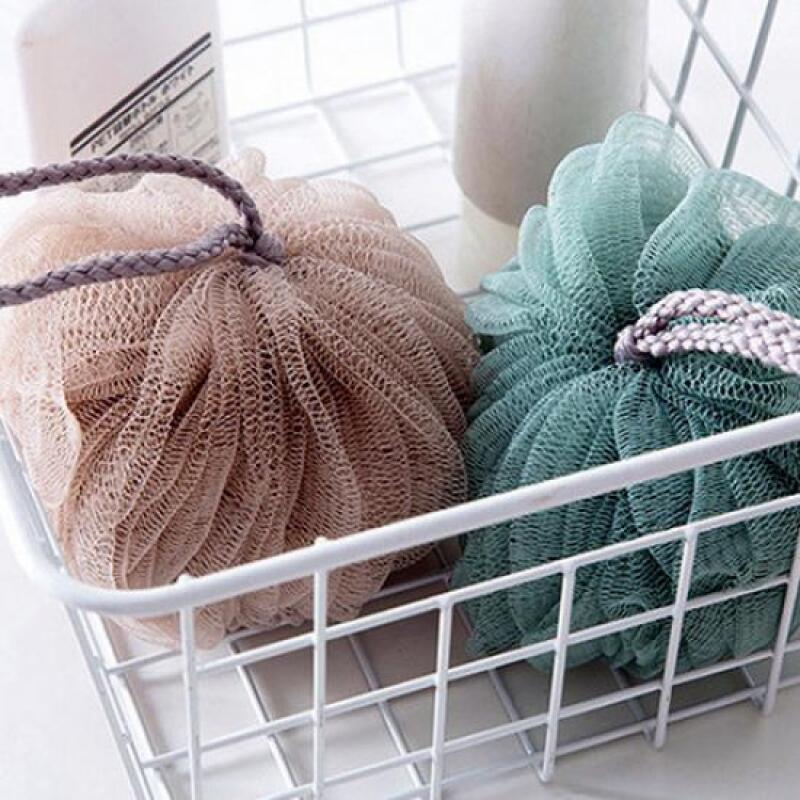 1 basic minimal shower towel (random color)