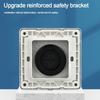 Electrical Supplies With Rubber Pad Wall Blank Panel With Outlet Hole 86Type Cable Cover Cable Organizer Storage Network Cable