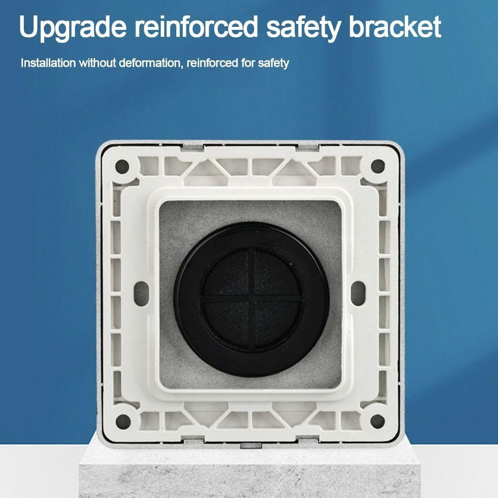 Electrical Supplies With Rubber Pad Wall Blank Panel With Outlet Hole 86Type Cable Cover Cable Organizer Storage Network Cable