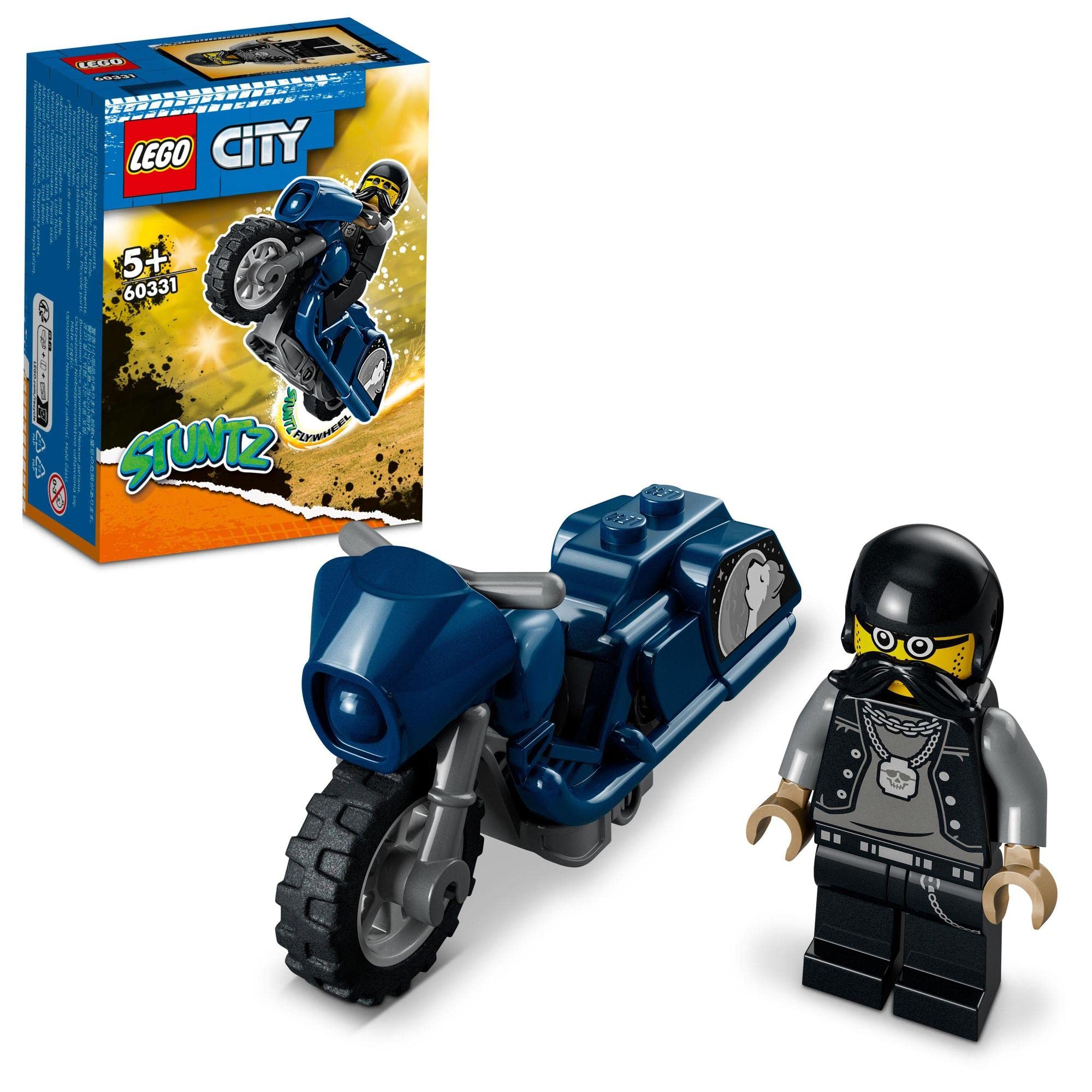 

LEGO City Stunt Tour Bike 60331, подарок из игрушечных блоков для мальчиков и девочек от 5 лет и старше.