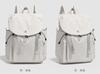 Schoolbag new high-value Mori ins fresh contrasting color splicing backpack women's lightweight travel large-capacity backpack
